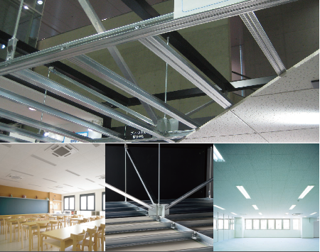 タイムセール！店舗に最高、値下げ天井埋め込みタイプです 新耐震天井工法 ダイケンハイブリッド天井※耐震性＆省施工性を両立