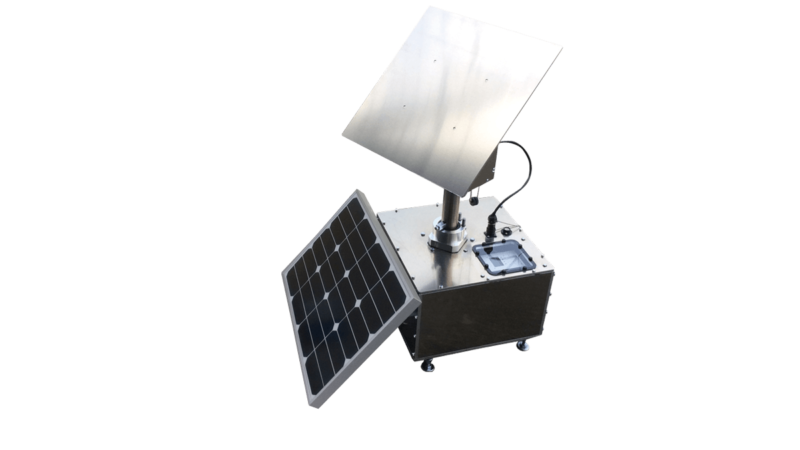 無給電式太陽追尾装置