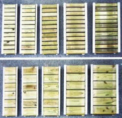 『木製グレーチング』