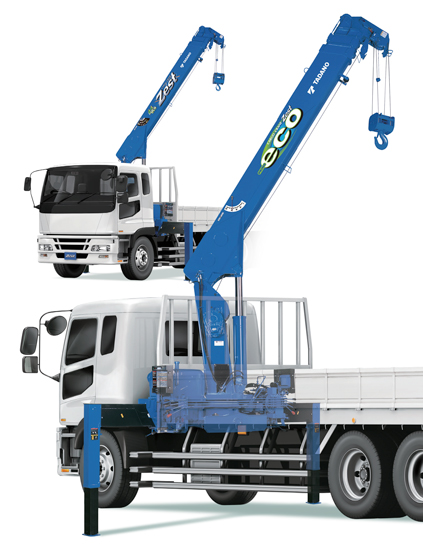 超大型トラック架装用クレーン『ZE600/ZE580シリーズ』