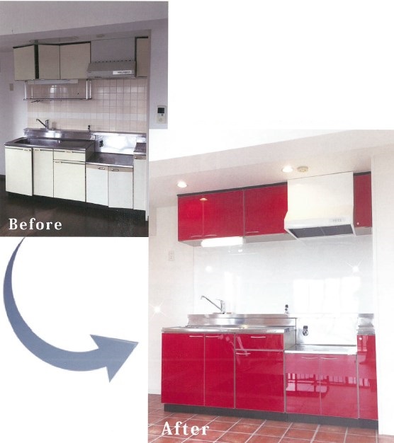 キッチン扉交換リフォーム『La Cucina（ラクチーナ）』