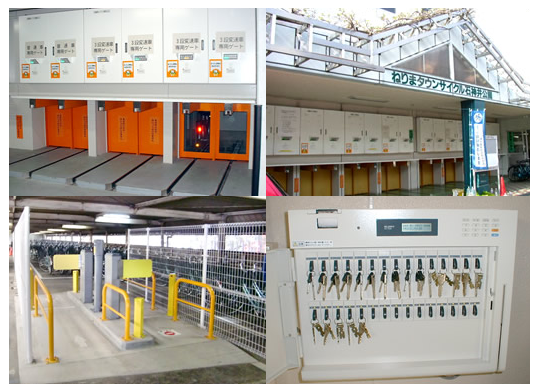 自動車・バイクパーキング設備『レンタサイクルシステム』