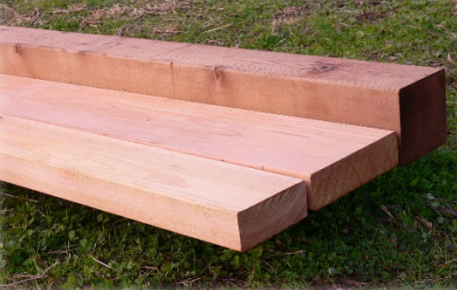 ウッドデッキ用木材『ウエスタンレッドシダー』