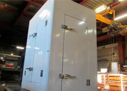 【施工事例】精密機械格納筐体（エンクロージャー）