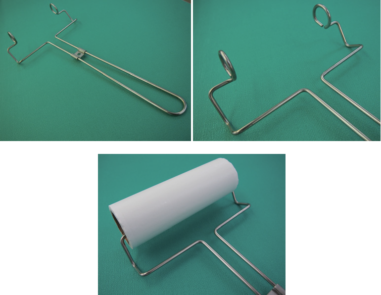 オールステンレス粘着ロールホルダー『コロック』