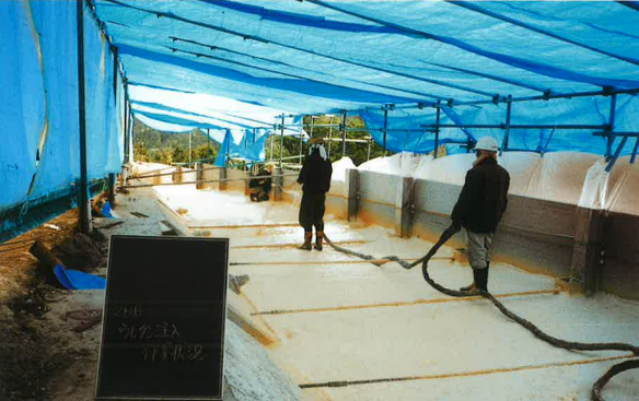 現場発泡ウレタン軽量盛土工法 フォームライトW