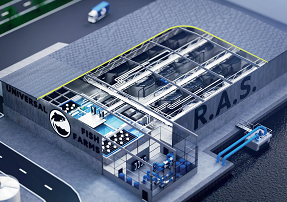 紫外線殺菌装置　RAS（循環型養殖システム）用途向けUV殺菌