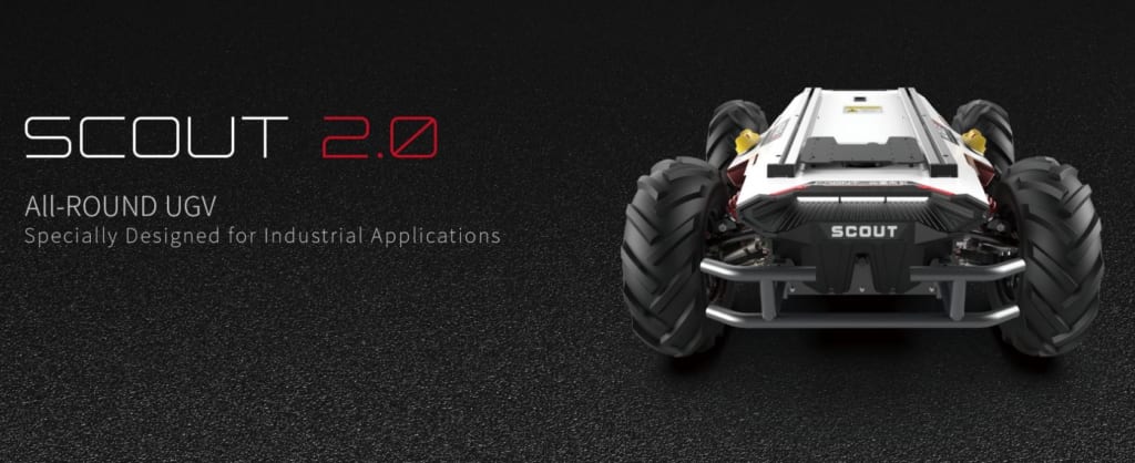 屋外 4WD UGV (無人走行シャーシロボット）