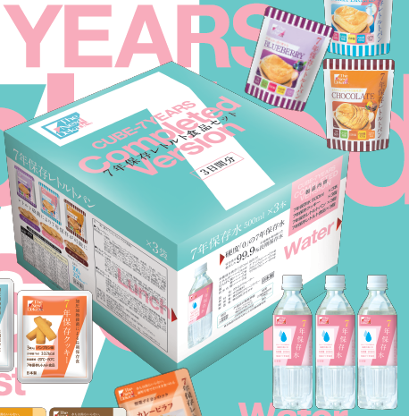 7年保存食品3日分セット『Completed Version』