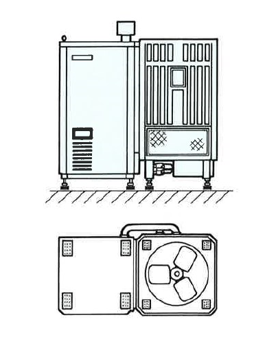 【設置実例集】ガス吸収 冷温水機 及び 空調機（エアコン）
