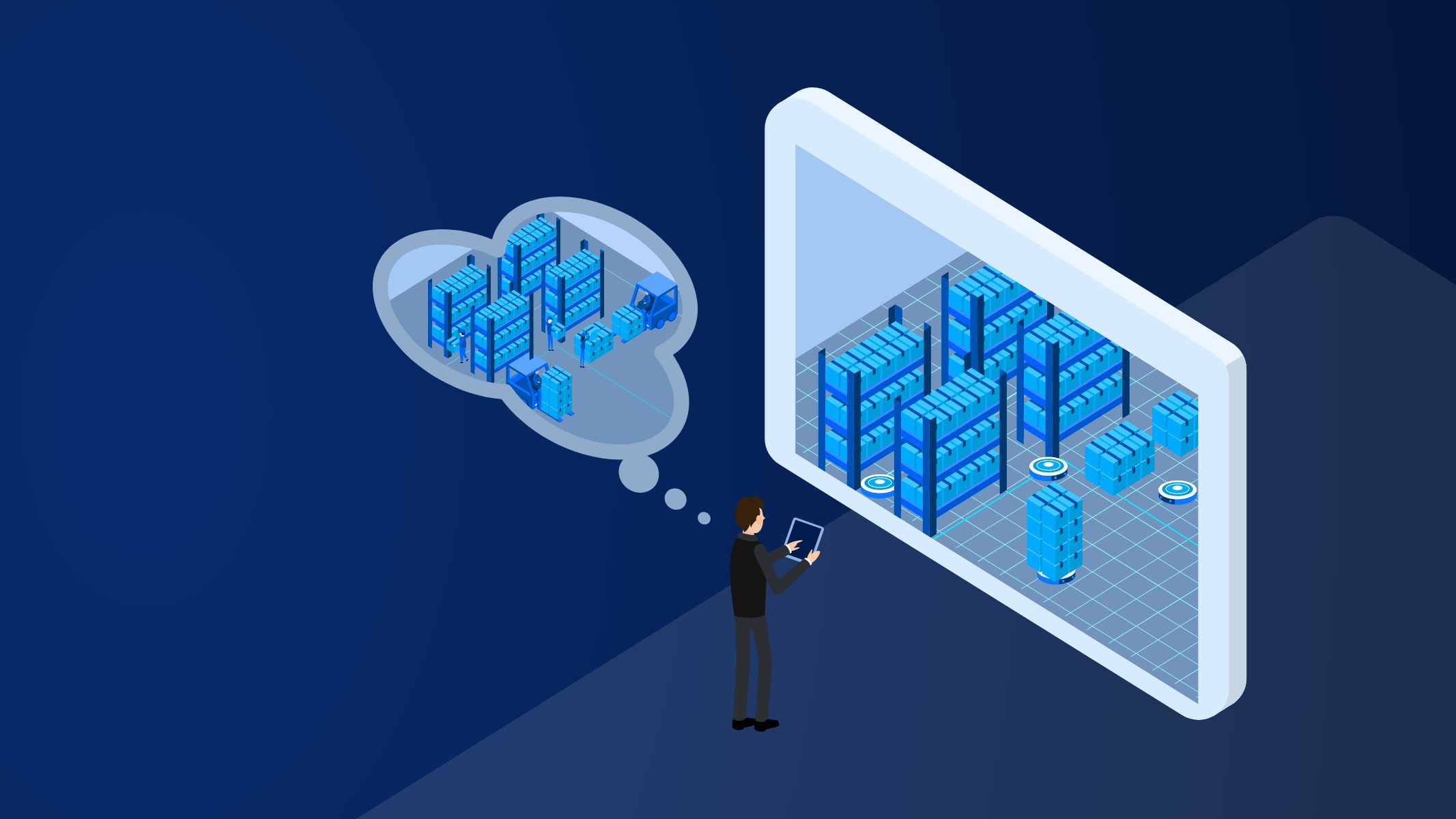 物流倉庫デジタルツイン・シミュレーション