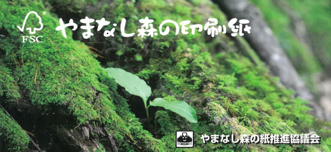 【カタログ】紙『やまなし森の印刷紙』（ダイジェスト版）