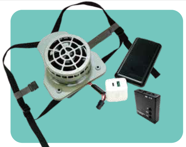 身に着けるエアコン『レイダンユニット』ファン付き作業服