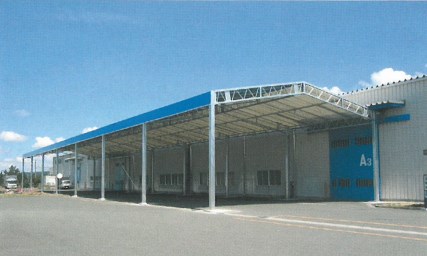 荷捌き場テント