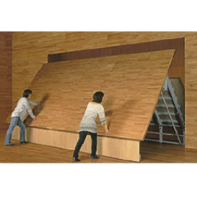 壁面収納折畳みステージ『ND-30／NS-30』