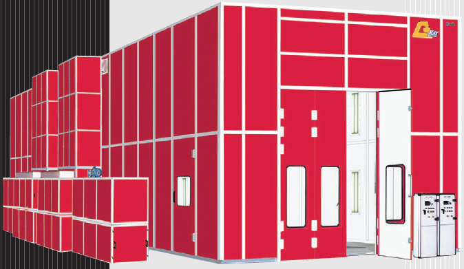 大型車両(バス・トラック)塗装ブース『ジーマックス』