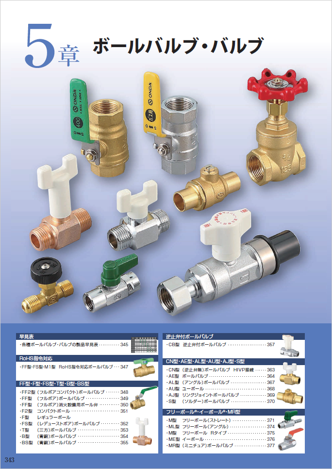 ボールバルブ・バルブ　カタログ