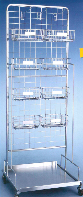 ラック『ステンレス製移動式サニタリーラック』