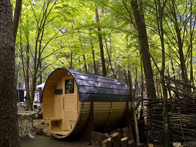 【スパ・エステ向け】国産ヒノキのバレルサウナ