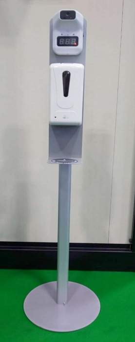 自動検温＆自動消毒液噴霧スタンド『FN-2576』
