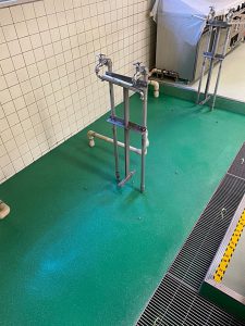 【塗床工事事例】保育園の厨房