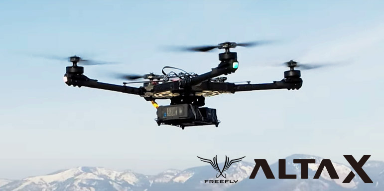 産業用大型ドローンFreefly『ALTA-X』レンタル