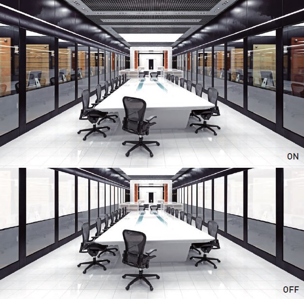 瞬間調光液晶ガラス・フィルム『Surprised glass』