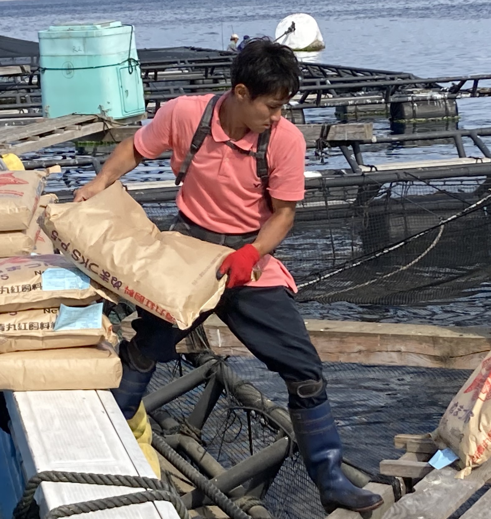 【導入事例・養殖業】サポートジャケットBb+FIT