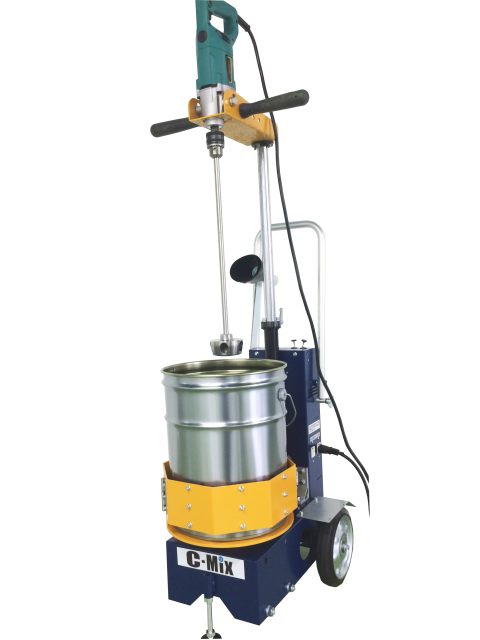 C-MIX搭載　電動ペール缶ミキサー