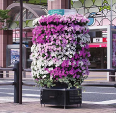 立体花畑『フラワーメリーゴーランド』 