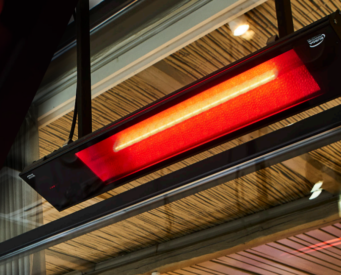 赤外線ヒーター『BURDA RELAX GLASS 3000』 米澤製材所 KANEJIN事業部