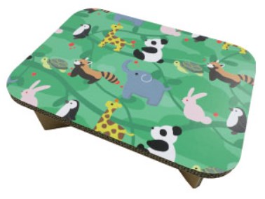 強化ダンボール製テーブル『キッズテーブル』