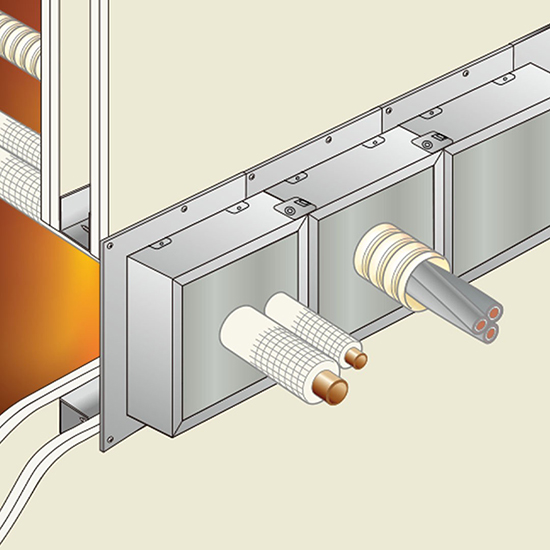 防火区画貫通部材 耐火マルチボックス 因幡電機産業 | イプロス