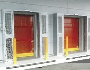 防虫・防塵用エアーカーテン装置