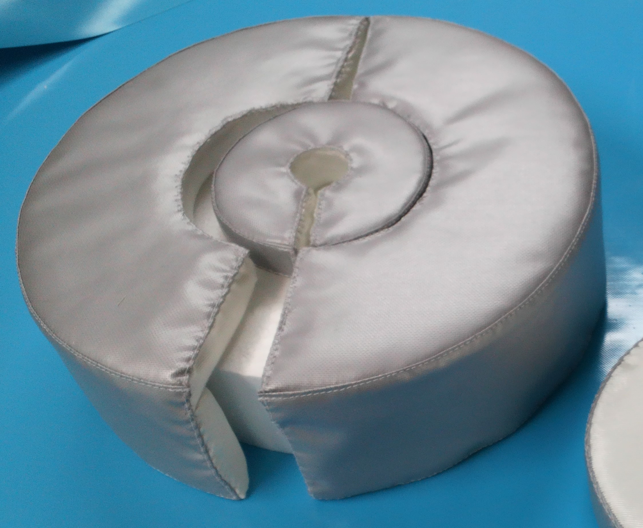 省エネカバー　脱着式断熱保温カバー　オーダーメイド　高温対応