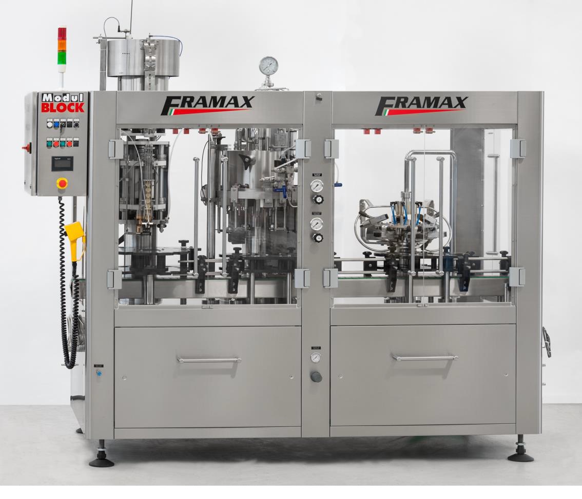 イタリアFRAMAX社製　ビール用小型自動ボトリング装置