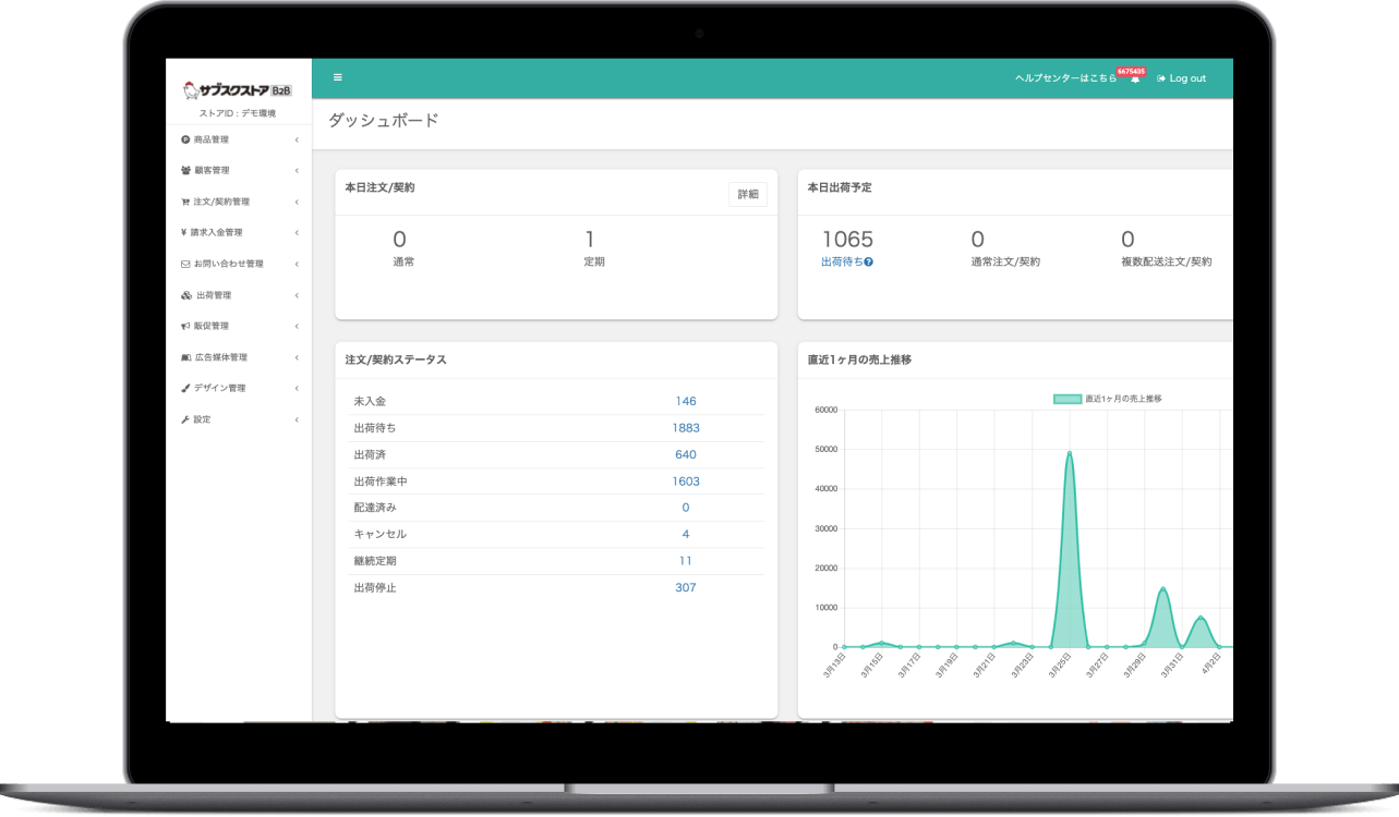 BtoB ECの受発注業務を効率化『サブスクストアB2B』