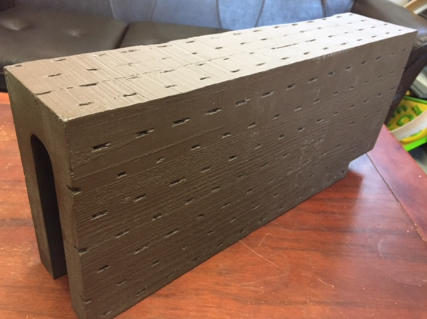 【硬質ウレタン製作事例】枕木(擬木)