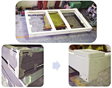 【焼付塗装事例】 フレーム・架台