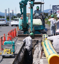 都市ガス供給工事
