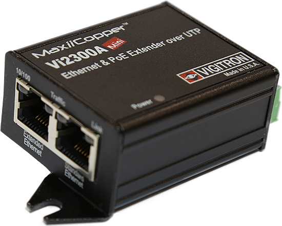 MaxiiCopper Vi2300A Ethernet Extender増幅機 PoE（＋）延長装置 MaxiiCopper Vi2300A ハイテクインター | イプロス