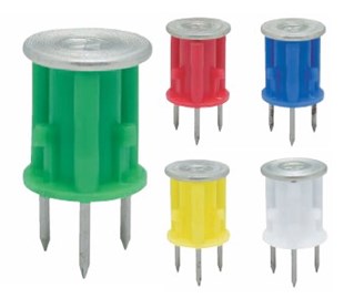 三門　木製合板型枠用インサート　バリアス　３分　緑　５００個入 V-3030-GN 1箱 V-3030-GN V3030GN (株)三門 三門 木製合板型枠用インサート バリアス 3分