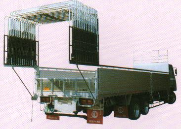 幌（ホロ）がけ作業の省力化へ！【ダイクレアコーディオンアーチ】