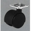 Dual Wheel Caster for Light Loads 'B-5BK-P'