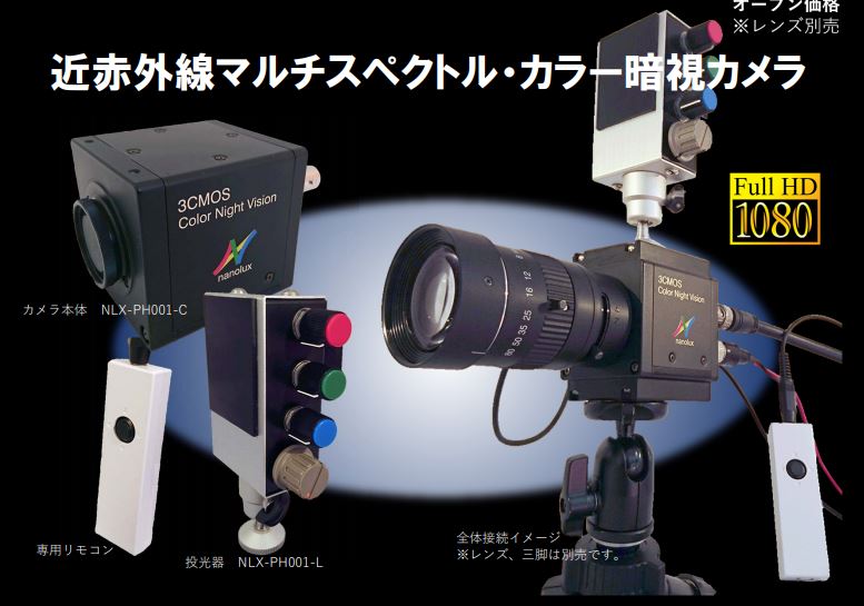 カラー暗視カメラ デモキット『NLX-PH001-DK』