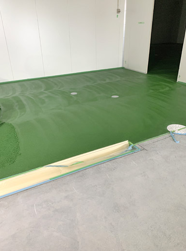 【水系硬質ウレタンモルタル・平滑 施工事例】うじいえ農場様