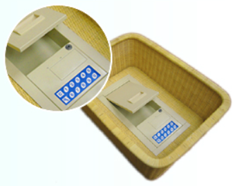 セキュリティー付き脱衣かご