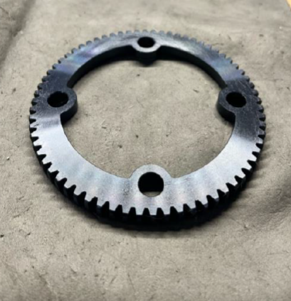 【切削加工  事例】歯切り加工、黒染め加工、熱処理