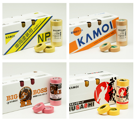 車両塗装用マスキングテープ/クレープテープ