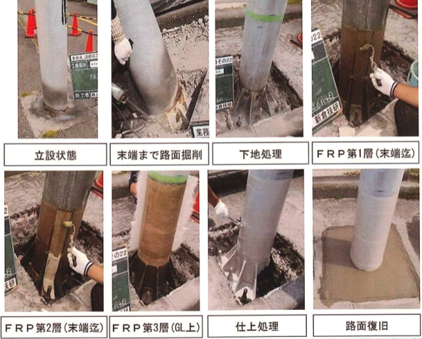 補強・防食工法『FRPワインディング工法』